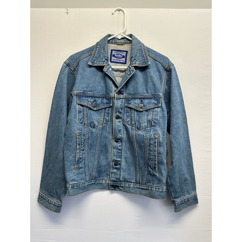 Vintage‎ Hard Rock Cafe St Louis Denim Jacket Authentic Blue Jeans XS